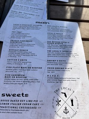 Menu photo 1 The Local's  Eatery Niceville, FL