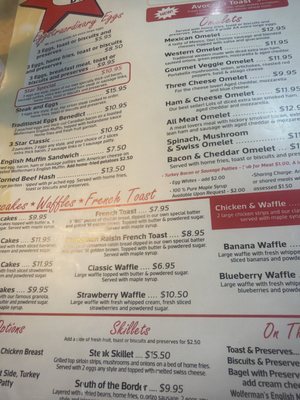 Menu photo 1 Star Diner IV Toledo, OH