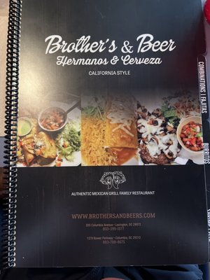 Menu photo 1 Brothers & Beer Lexington, SC Menu photo 1 Brothers & Beer Lexington, SC