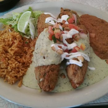 Chuy's - Shrimp and cheese Chile Rellenos! - Tex-Mex Near Me - Austin, Texas