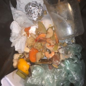 Las Islas Marias Restaurant - Food in trash - Mexican Near Me - Salinas, California