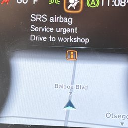 Urgent airbag warning Urgent airbag warning