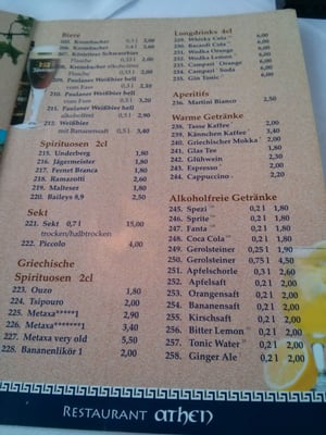 Menu photo 2 Athen Eisenach, TH Menu photo 2 Athen Eisenach, TH