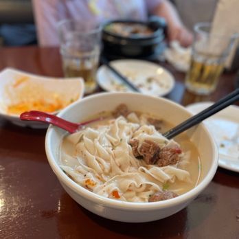Xi'an Cuisine - Hand stretch noodle with lamb (large) - Chinese Near Me - Chicago, Illinois Xi'an Cuisine - Hand stretch noodle with lamb (large) - Chinese Near Me - Chicago, Illinois