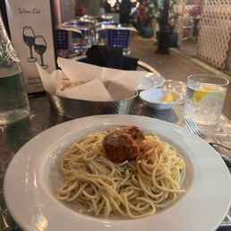 Cacio al Pepe con una Meatball
