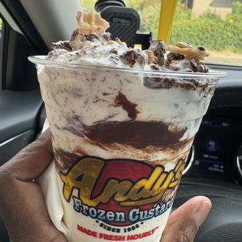 Andy's Frozen Custard - Nutty buddy concrete - Ice Cream & Frozen Yogurt Near Me - Morrisville, North Carolina