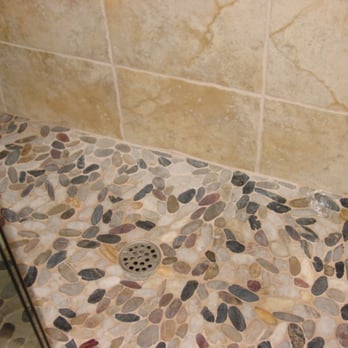 Blu Dog Construction - custom pebble shower pan - General Contractors Near Me - Dublin, California Blu Dog Construction - custom pebble shower pan - General Contractors Near Me - Dublin, California