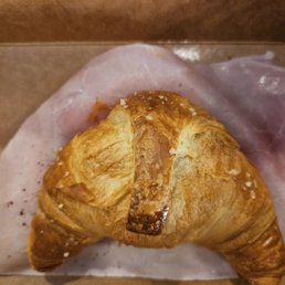 Ham and cheese croissant $7.50