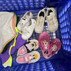 Once Upon A Child - Basket of shoes