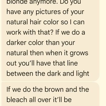 Breaking Bad Hair - The initial follow up conversation. - Hair Stylists Near Me - Bakersfield, California