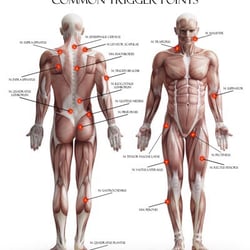 Massage and Bodyworks Jacksonville - The Common Triggerpoint Locations
