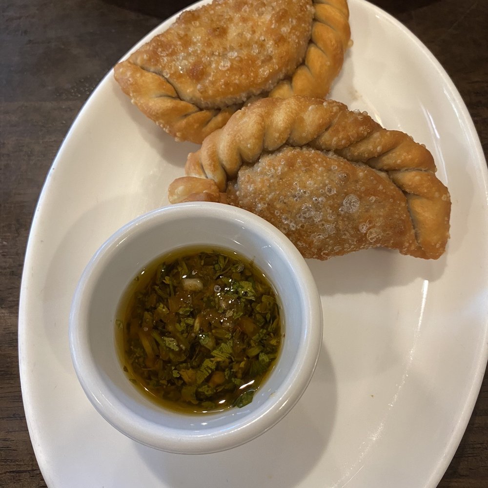 Chango Kitchen - Empanadillas con Pebre (beef) - Latin American Near Me - Hoboken, New Jersey Chango Kitchen - Empanadillas con Pebre (beef) - Latin American Near Me - Hoboken, New Jersey