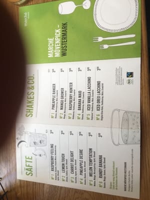 Menu photo 3 Marché Mövenpick Wustermark, BB