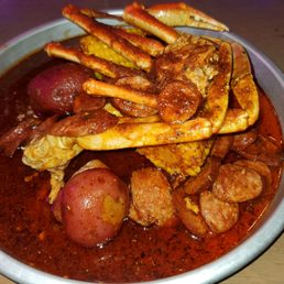 Crab leg boil@ Diamond Crab!