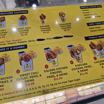 Tiger Sugar - chicken menu - Bubble Tea Near Me - New York, New York Tiger Sugar - chicken menu - Bubble Tea Near Me - New York, New York