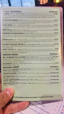 Menu photo 5 OHSO Distillery Scottsdale, AZ