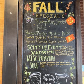 Mildred's - Fall Seasonal Menu as of 9-9-26 - Coffee & Tea Near Me - Kansas City, Missouri
