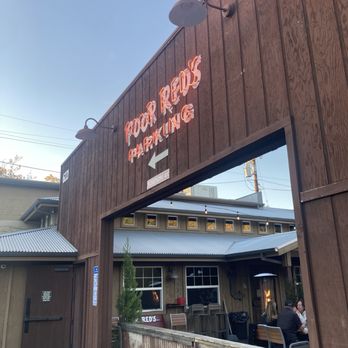 Poor Red's Bar-B-Q - Patio front entrance - Barbeque Near Me - El Dorado, California