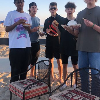 Sunset Pizza & Pasta - Pizza and hungry basketball players. - Pizza Near Me - Sunset Beach, California Sunset Pizza & Pasta - Pizza and hungry basketball players. - Pizza Near Me - Sunset Beach, California