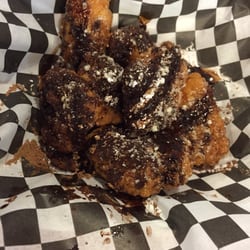 Kickin Chicken Wings - Chicken and waffle bites-yum!