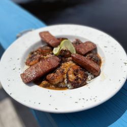 Palm Valley Outdoors Bar & Grill - Shrimp and Gritts