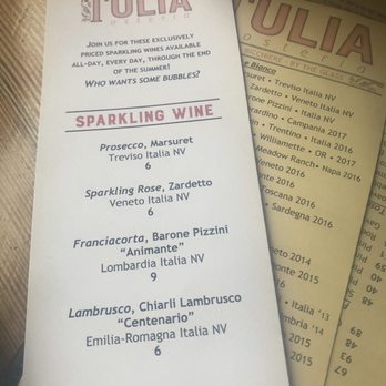 Osteria Tulia - Drink Specials - Italian Near Me - Naples, Florida Osteria Tulia - Drink Specials - Italian Near Me - Naples, Florida