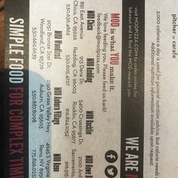 MOD Pizza - Pizza Near Me - Rocklin, California