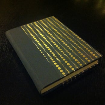 Paper Source - Book binding class. They give you the book block (pages) pre bound but you attach it to your custom hard cover. - Cards & Stationery Near Me - Houston, Texas