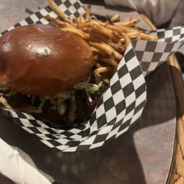 Mushroom Swiss Burger