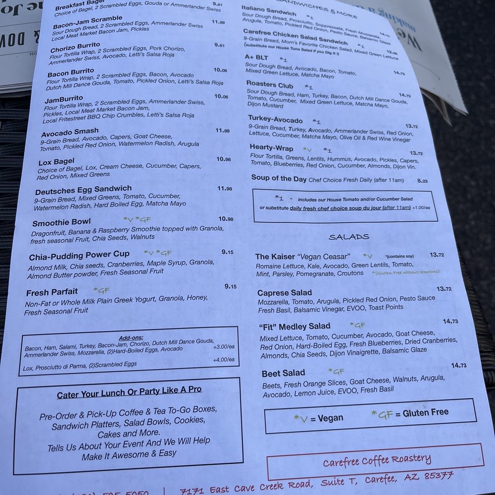 Carefree Coffee - Coffee & Tea Near Me - Cave Creek, Arizona