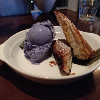 FOB Kitchen - Turon with Ube Ice Cream - Filipino Near Me - Oakland, California FOB Kitchen - Turon with Ube Ice Cream - Filipino Near Me - Oakland, California