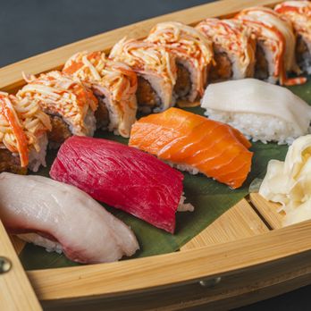 Max Sushi - Dynamite Roll & Assorted Nigiri - Sushi Bars Near Me - Charleston, South Carolina