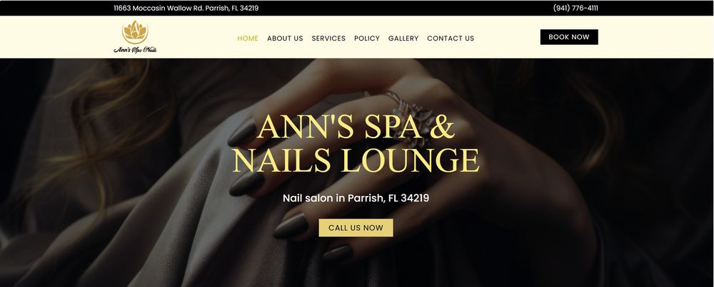 Ann's Spa & Nails Lounge Logo