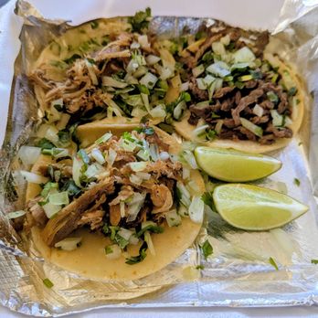 Birria Estilo Zacatecas - 2 carnitas & 1 asada tacos - Mexican Near Me - Albuquerque, New Mexico