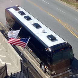 This is a view of my Prevost X3 VIP below my room. This is a view of my Prevost X3 VIP below my room.