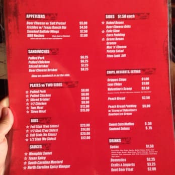Red State BBQ - Menu - Barbeque Near Me - Lexington, Kentucky Red State BBQ - Menu - Barbeque Near Me - Lexington, Kentucky