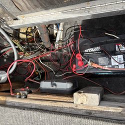 Boat ,battery ,switched