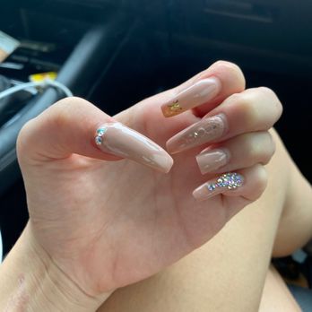 Rose Nails & Spa - This is 5 days after getting my nails done. The ring finger broke the same day and so did the other hands thumb. - Nail Salons Near Me - Destin, Florida Rose Nails & Spa - This is 5 days after getting my nails done. The ring finger broke the same day and so did the other hands thumb. - Nail Salons Near Me - Destin, Florida