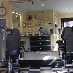 Geraci’s Barber Shop - Inside the shop.