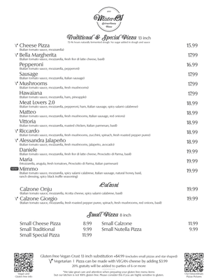 Menu photo 6 Mister O1 Extraordinary Pizza Melbourne Melbourne, FL
