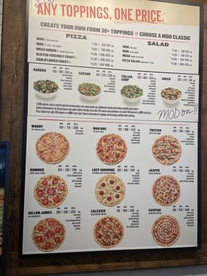 Menu photo 2 MOD Pizza Greenfield, WI
