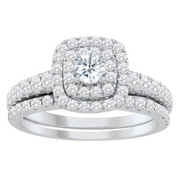 Diamond Halo Style Rings