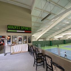 Avanti Sports - Inside entrance overlooking tennis club