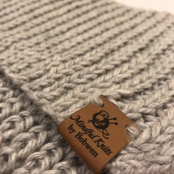Knitting 321 - Knitted scarf (brioche knit, 100% alpaca wool) - Fabric Stores Near Me - New York, New York