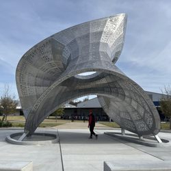 Nashville Flea Market - The cool new sculpture at the entrance