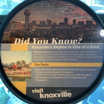 Sunsphere - Did you know? - Landmarks & Historical Buildings Near Me - Knoxville, Tennessee Sunsphere - Did you know? - Landmarks & Historical Buildings Near Me - Knoxville, Tennessee