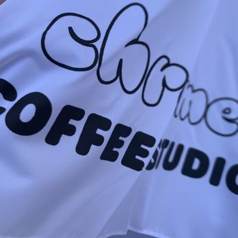 Chrome Coffee Studio - This was an umbrella they let us use before the event, but was not part of the free merchandise choices. - Coffee & Tea Near Me - Torrance, California