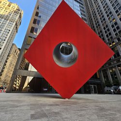 Isamu Noguchi's Red Cube