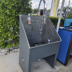 Rubber Mat Wash Station