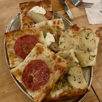 PaPa J's Twin Plaza - Pizza slices! They give you two square cuts for one slice order (good deal for $6!) - Italian Near Me - Pittsburgh, Pennsylvania PaPa J's Twin Plaza - Pizza slices! They give you two square cuts for one slice order (good deal for $6!) - Italian Near Me - Pittsburgh, Pennsylvania